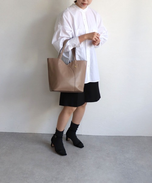 T・S・L(ティーエスエル)の「切り替えトートバッグ(トートバッグ・レディース・アイボリー/ミント/レッド/モカ・FREE)」の12枚目の写真