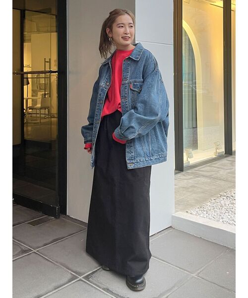 Ungrid（アングリッド）の「【WEB限定】スリーブボリュームスウェット（スウェット・レディース・レッド/チャコールグレー/ブルー/ライトグレー/ピンク・FREE）」の17枚目の写真