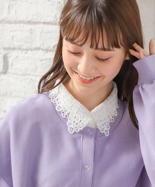 Honeys(ハニーズ)の「付け衿(レース)(付け襟・レディース・ホワイト/ブラック・FREE)」の9枚目の写真