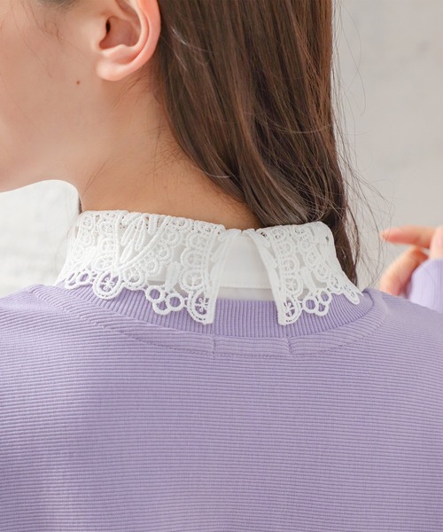 Honeys(ハニーズ)の「付け衿(レース)(付け襟・レディース・ホワイト/ブラック・FREE)」の12枚目の写真