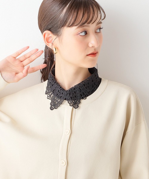 Honeys(ハニーズ)の「付け衿(レース)(付け襟・レディース・ホワイト/ブラック・FREE)」の13枚目の写真