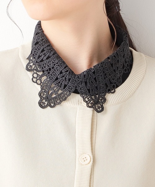 Honeys(ハニーズ)の「付け衿(レース)(付け襟・レディース・ホワイト/ブラック・FREE)」の15枚目の写真