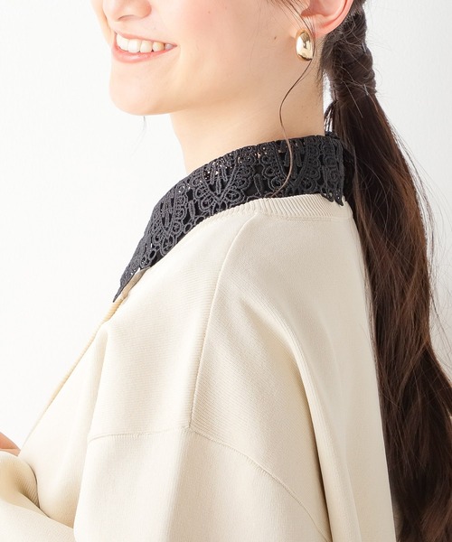 Honeys(ハニーズ)の「付け衿(レース)(付け襟・レディース・ホワイト/ブラック・FREE)」の16枚目の写真