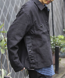 GLOSTER | 【GLOSTER/グロスター】オーバーサイズ トラッカージャケット サイドスリット セットアップ対応(ブルゾン)