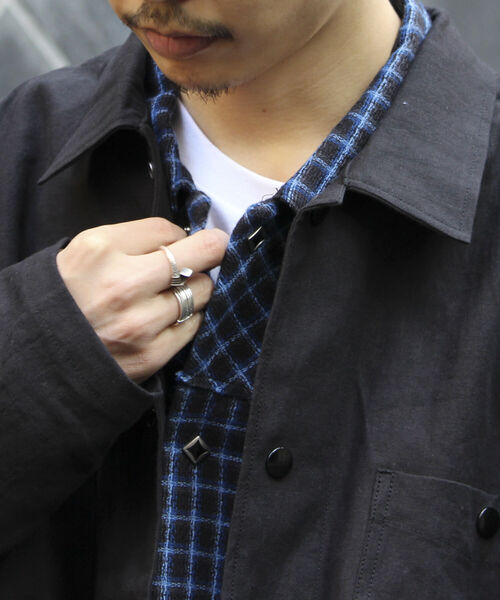 【R13】オーバーサイズカットオフトラッカージャケット R13 Blue Oversized Cut-Off Trucker Jacket R13