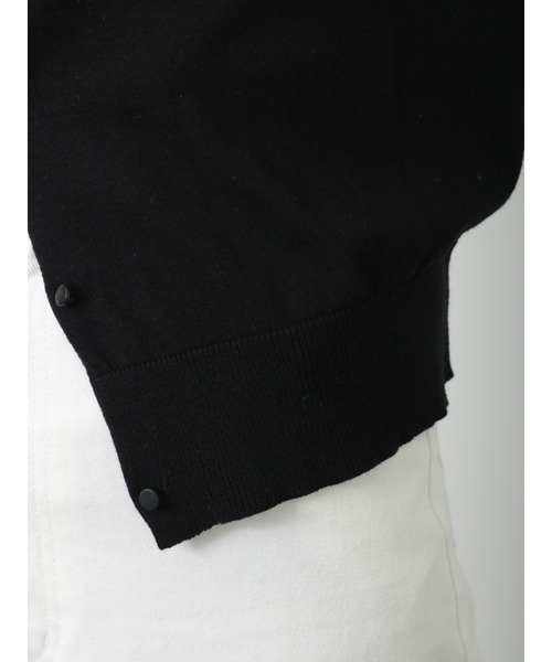 Lugnoncure（ルノンキュール）の「強撚コットンクルーカーディガン（カーディガン/ボレロ・レディース・オフホワイト/イエロー/ブルー/ブラック・ﾌﾘ-）」の6枚目の写真