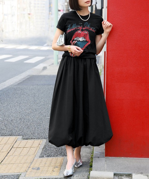 ELFRANK（エルフランク）の「タフタロングバルーンスカート【洗える