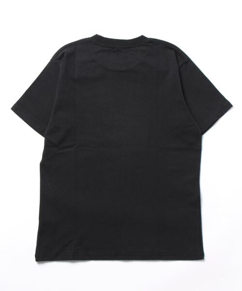 go slow caravan(ゴースローキャラバン)の「USA/C オーバーオールキャンパー猫TEE(Tシャツ/カットソー・メンズ・ブラック/ホワイト・MEDIUM/LARGE/SMALL/X-LARGE)」の5枚目の写真