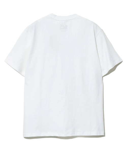 go slow caravan(ゴースローキャラバン)の「USA/C オーバーオールキャンパー猫TEE(Tシャツ/カットソー・メンズ・ブラック/ホワイト・MEDIUM/LARGE/SMALL/X-LARGE)」の6枚目の写真