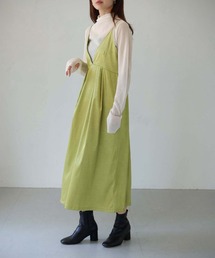 【cheriella】WEB限定サテンジャガードキャミワンピース