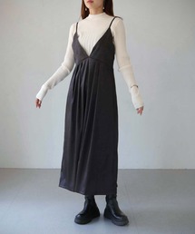 cheriella | 【cheriella】WEB限定サテンジャガードキャミワンピース(ワンピース)