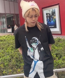 A'GEM/9 × .kom『NICE GHOST CLUB/ナイスゴーストクラブ』FUTURE GIRL TEE/フューチャーガールティーシャツ 半袖カットソー