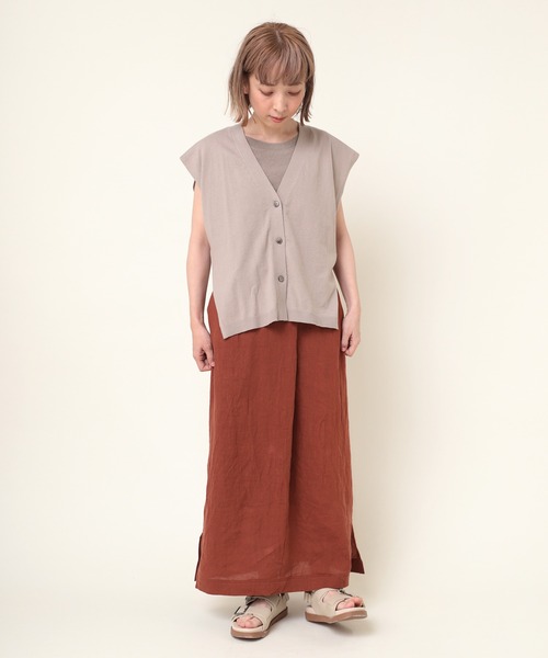 RNA-N（アールエヌエーエヌ）の「K2626 コットンノースリベスト（ベスト・レディース・ベージュ/グリーン/チャコール・MEDIUM）」の11枚目の写真