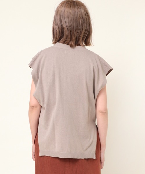 RNA-N（アールエヌエーエヌ）の「K2626 コットンノースリベスト（ベスト・レディース・ベージュ/グリーン/チャコール・MEDIUM）」の14枚目の写真