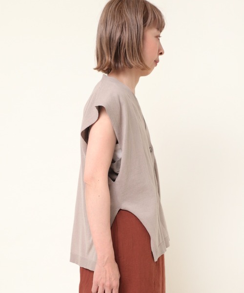 RNA-N（アールエヌエーエヌ）の「K2626 コットンノースリベスト（ベスト・レディース・ベージュ/グリーン/チャコール・MEDIUM）」の21枚目の写真