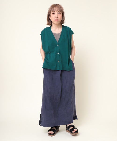 RNA-N（アールエヌエーエヌ）の「K2626 コットンノースリベスト（ベスト・レディース・ベージュ/グリーン/チャコール・MEDIUM）」の18枚目の写真