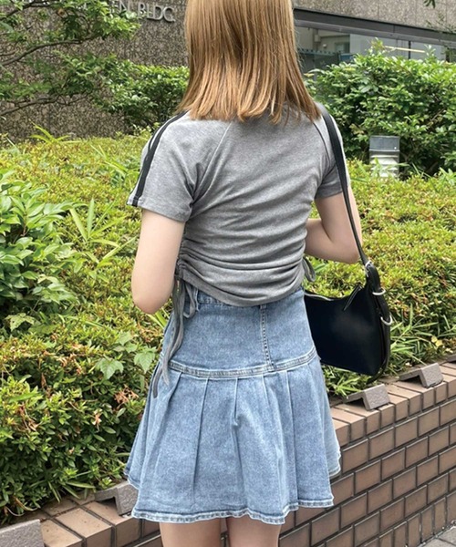 SPIGA（スピーガ）の「ｻｲﾄﾞｼｬｰﾘﾝｸﾞﾗｲﾝﾛｺﾞTｼｬﾂ（Tシャツ/カットソー・レディース・ホワイト/グレー/ブラック・FREE）」の8枚目の写真