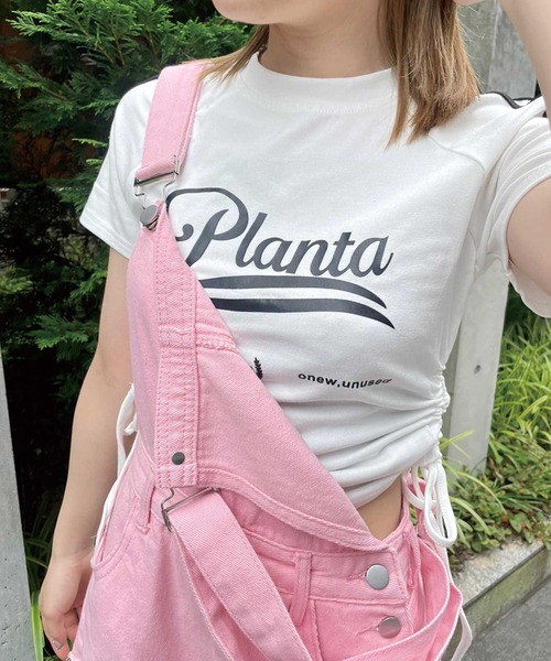 SPIGA（スピーガ）の「ｻｲﾄﾞｼｬｰﾘﾝｸﾞﾗｲﾝﾛｺﾞTｼｬﾂ（Tシャツ/カットソー・レディース・ホワイト/グレー/ブラック・FREE）」の17枚目の写真