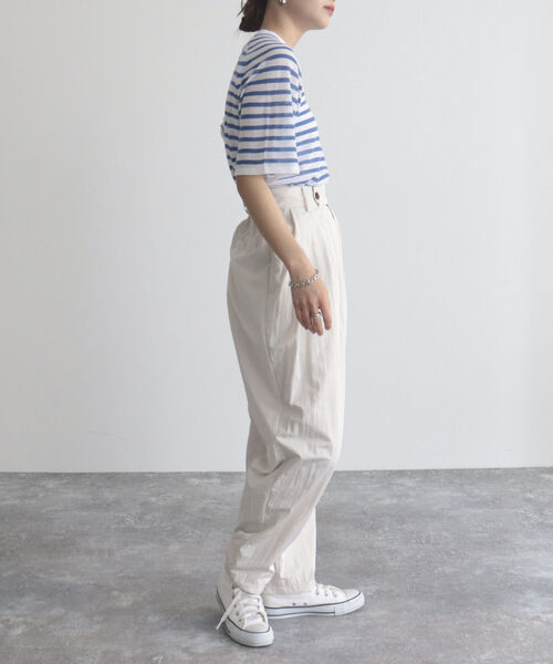 GEVACO（ゲバコ）の「【GEVACO/ゲバコ】ボーダーニットT（Tシャツ/カットソー・レディース・ブルー系その他/ネイビー系1/ブラック系その他・38）」の12枚目の写真