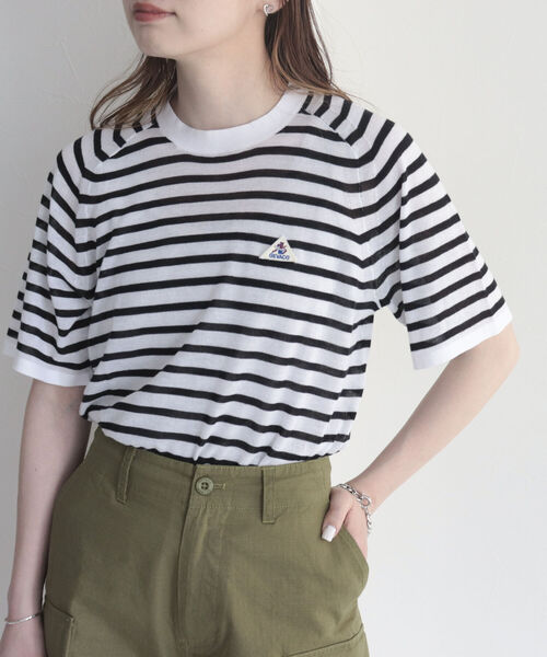 GEVACO（ゲバコ）の「【GEVACO/ゲバコ】ボーダーニットT（Tシャツ/カットソー・レディース・ブルー系その他/ネイビー系1/ブラック系その他・38）」の22枚目の写真