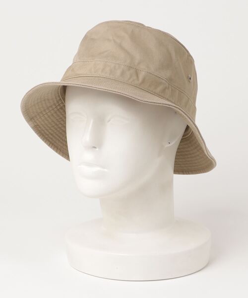 LACOSTE(ラコステ)の「【LACOSTE】コットンツイルワンポイントロゴバケットハット L3981(ハット・メンズ・ベージュ/ホワイト/ブラック/ネイビー・FREE)」の3枚目の写真