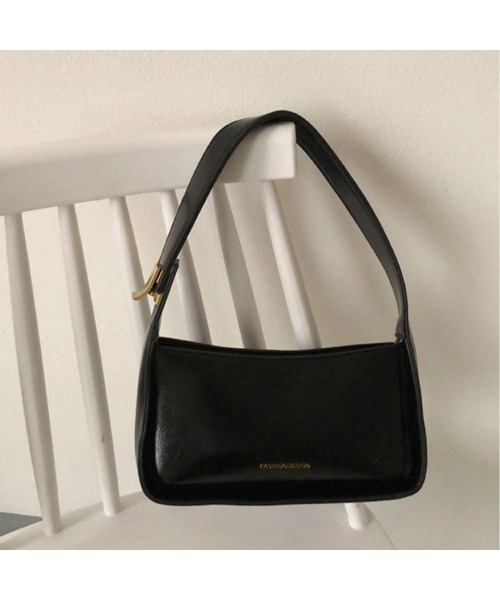 Silly（シリー）の「レザーライクスクエアワンショルダーバッグ（ハンドバッグ・レディース・ブラウン/ホワイト/ブラック・FREE）」の10枚目の写真