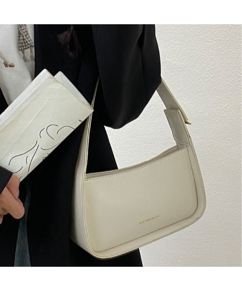 Silly（シリー）の「レザーライクスクエアワンショルダーバッグ（ハンドバッグ・レディース・ブラウン/ホワイト/ブラック・FREE）」の14枚目の写真