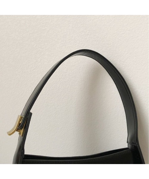 Silly（シリー）の「レザーライクスクエアワンショルダーバッグ（ハンドバッグ・レディース・ブラウン/ホワイト/ブラック・FREE）」の13枚目の写真