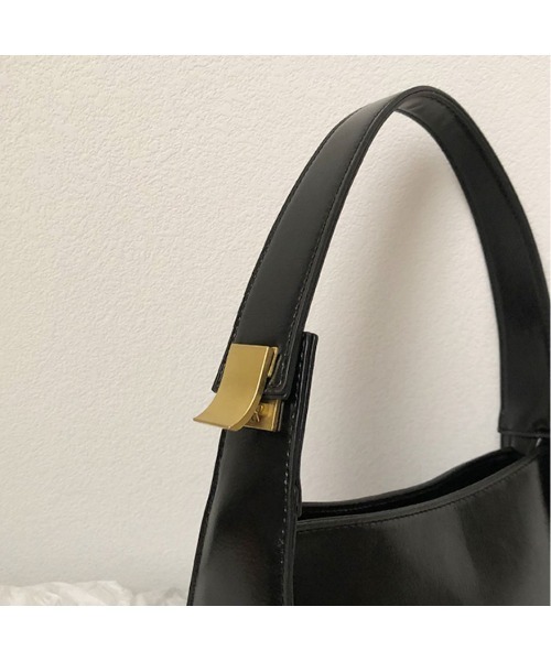 Silly（シリー）の「レザーライクスクエアワンショルダーバッグ（ハンドバッグ・レディース・ブラウン/ホワイト/ブラック・FREE）」の9枚目の写真