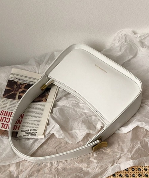 Silly（シリー）の「レザーライクスクエアワンショルダーバッグ（ハンドバッグ・レディース・ブラウン/ホワイト/ブラック・FREE）」の17枚目の写真