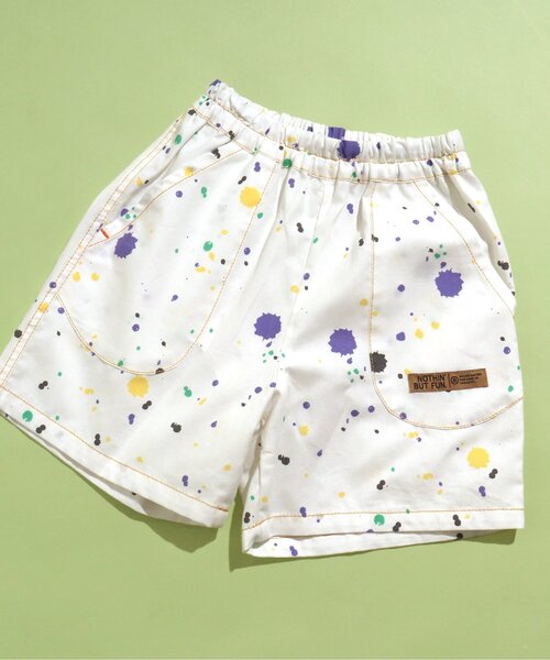 BREEZE by saori（ブリーズバイサオリ）の「WEB限定　ペインターパンツ【BREEZE by saori】（その他パンツ・キッズ・キナリ/ブラック/インディゴブルー・160/130/100/110/150/90/140/120）」の2枚目の写真