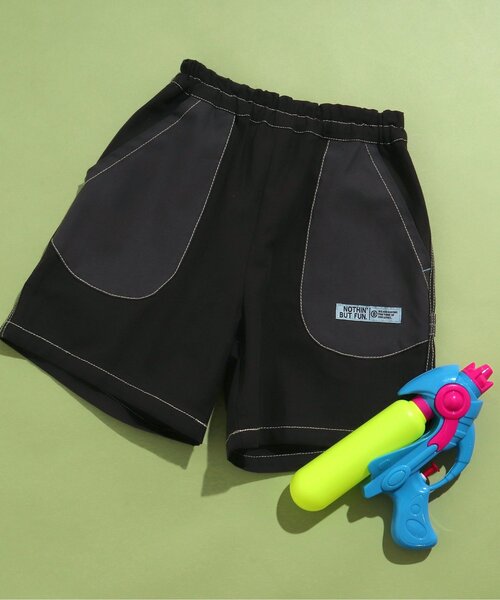 BREEZE by saori（ブリーズバイサオリ）の「WEB限定　ペインターパンツ【BREEZE by saori】（その他パンツ・キッズ・キナリ/ブラック/インディゴブルー・160/130/100/110/150/90/140/120）」の3枚目の写真