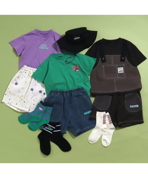 BREEZE by saori（ブリーズバイサオリ）の「WEB限定　ペインターパンツ【BREEZE by saori】（その他パンツ・キッズ・キナリ/ブラック/インディゴブルー・160/130/100/110/150/90/140/120）」の7枚目の写真