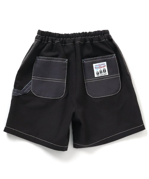 BREEZE by saori（ブリーズバイサオリ）の「WEB限定　ペインターパンツ【BREEZE by saori】（その他パンツ・キッズ・キナリ/ブラック/インディゴブルー・160/130/100/110/150/90/140/120）」の9枚目の写真