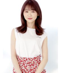 Champion | Champion別注ロゴ入りノースリTシャツ(Tシャツ/カットソー)