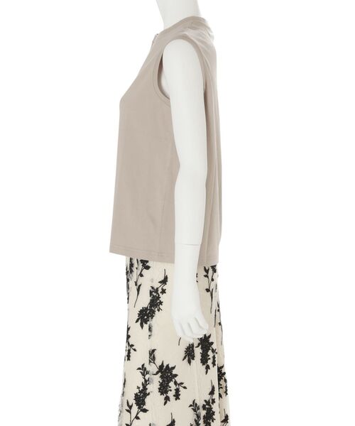 Champion（チャンピオン）の「Champion別注ロゴ入りノースリTシャツ（Tシャツ/カットソー・レディース・オフホワイト/グリーン/ベージュ・FREE）」の22枚目の写真