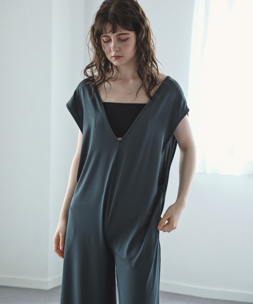 aity(アイティ)の「UPF50+ 2WAYサロペットオールインワン ワイドパンツ レディースラッシュガード(ラッシュガード・レディース・モカ/チャコール/ブラック・FREE)」の14枚目の写真