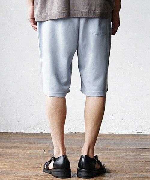 MinoriTY(マイノリティ)の「【MinoriTY】ベルト付きワイドハーフパンツ ショートパンツ ショーツ メンズ 無地 秋服 夏服(その他パンツ・メンズ・ライトグレー/ブラック/ブルー/パープル・M/L)」の6枚目の写真