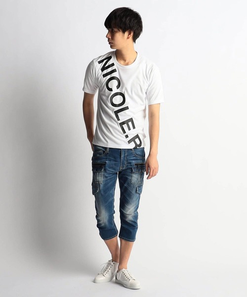 HUGO★Nico BLUE 半袖Tシャツ【送料関税込】 HUGO - 【HUGO BLUE】クロップド丈Tシャツ (ブラック