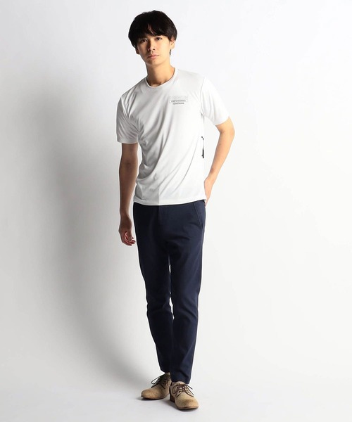 HIDEAWAYS NICOLE(ハイダウェイニコル)の「【WEB限定商品】ロゴプリント半袖Tシャツ(Tシャツ/カットソー・メンズ・ブラック系その他/オフホワイト/ホワイト系その他/ブラック・LARGE/X-LARGE/MEDIUM)」の21枚目の写真