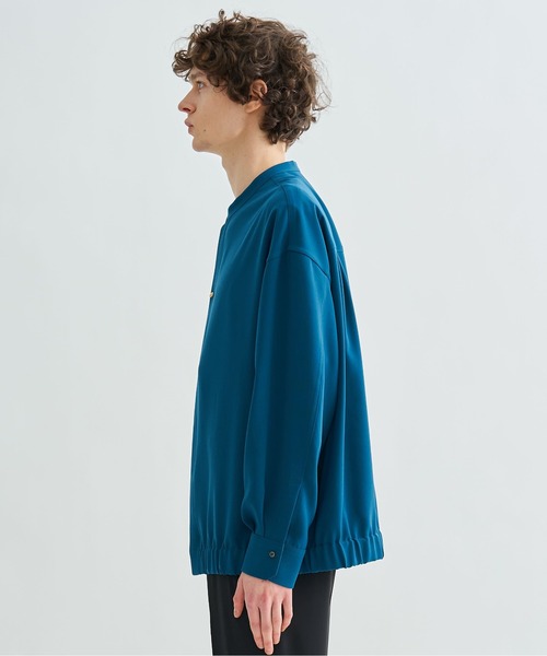 CULLNI　SHIRTS BLOUSON シャツブルゾンジャケット 2 CULLNI（クルニ）の「Bnad Collar Shirt Blouson（ブルゾン