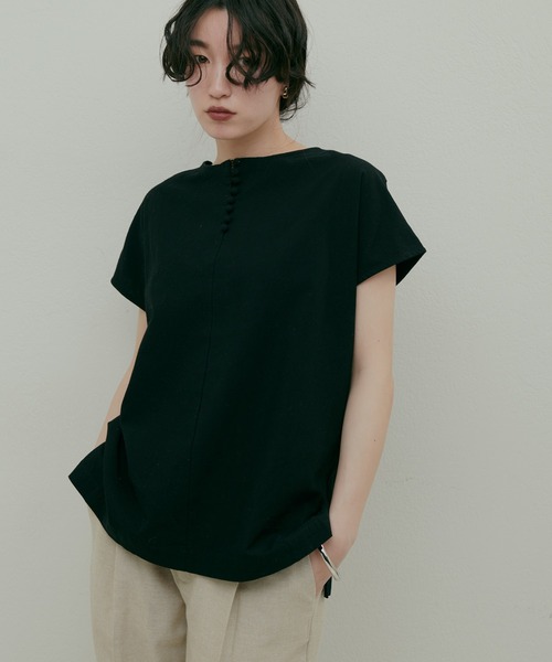 LARUTA(ラルータ)の「【LARUTA】コットンリネンブラウス(シャツ/ブラウス・レディース・ブラック/その他1/ブルー/ライトベージュ・FREE)」の17枚目の写真