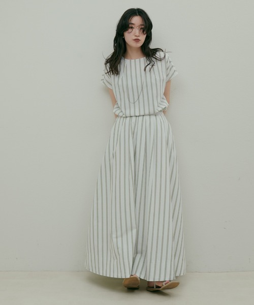 LARUTA(ラルータ)の「【LARUTA】コットンリネンブラウス(シャツ/ブラウス・レディース・ブラック/その他1/ブルー/ライトベージュ・FREE)」の11枚目の写真
