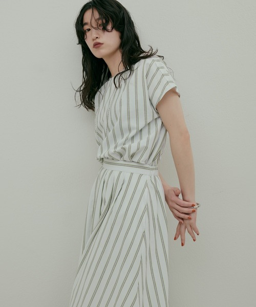 LARUTA(ラルータ)の「【LARUTA】コットンリネンブラウス(シャツ/ブラウス・レディース・ブラック/その他1/ブルー/ライトベージュ・FREE)」の7枚目の写真