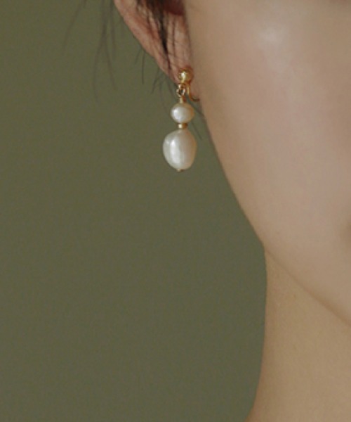 Ritomo De Ricco(リトモ・デ・リコ)の「落ちにくい!痛くなりにくいピアス風淡水パールーイヤリング(イヤリング・レディース・ゴールド・FREE)」の6枚目の写真