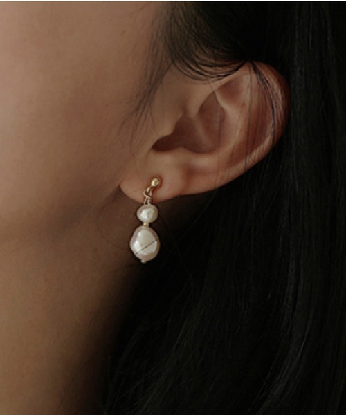 Ritomo De Ricco(リトモ・デ・リコ)の「落ちにくい!痛くなりにくいピアス風淡水パールーイヤリング(イヤリング・レディース・ゴールド・FREE)」の9枚目の写真