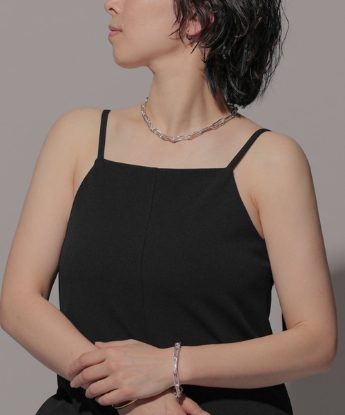 A part by（アパートバイ）の「ギザギザチェーンネックレス（ネックレス・レディース・ゴールド/シルバー・FREE）」の3枚目の写真