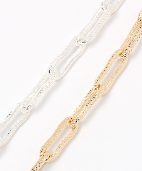 A part by（アパートバイ）の「ギザギザチェーンネックレス（ネックレス・レディース・ゴールド/シルバー・FREE）」の6枚目の写真