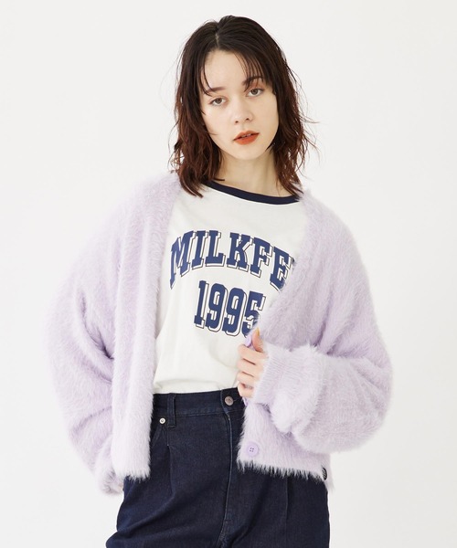 【セール】SHAGGY KNIT CARDIGAN（カーディガン/ボレロ）｜MILKFED.（ミルクフェド）