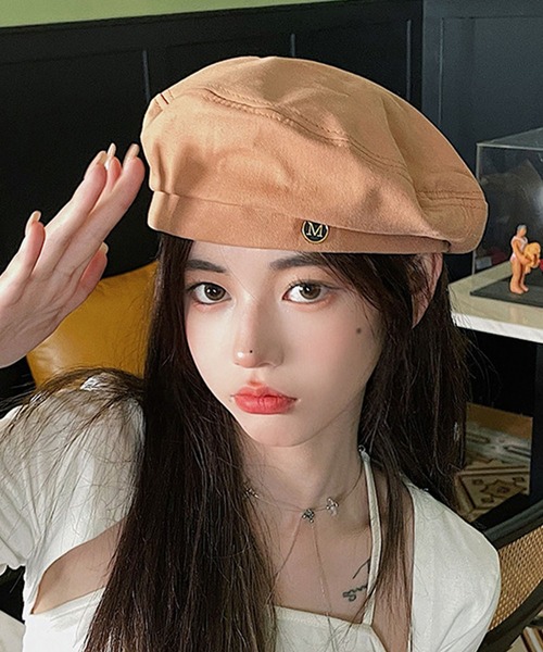 セール】カジュアルベレー帽（ハンチング/ベレー帽）｜Dewlily（デュー